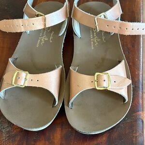 Girls Rose Gold Sun San Sandals Surfer size 2